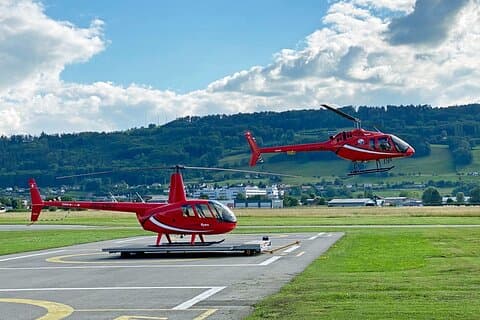 Our helicopter fleet is always ready to fly you