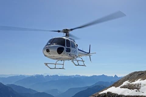 On the "Lake Thun" tour, you will past mountain peaks and see the big mountains from above.