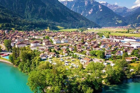Scenic Sky Glass Roof Top Bus trip to Interlaken from Zurich