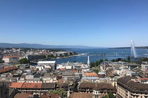 View from the tower of Saint Pierre Cathedral
