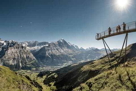 Lausanne Grindelwald First Cable Car and Interlaken Top Adventure