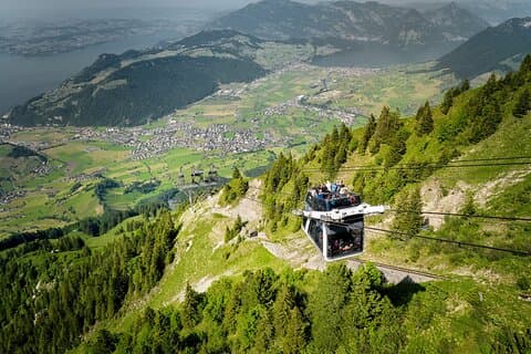 CabriO World's first Open Top Cable Car Ticket to Mt Stanserhorn