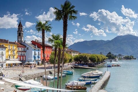 Alps by Train to Ticino: Castle, Stone Village, Lake & Local Food