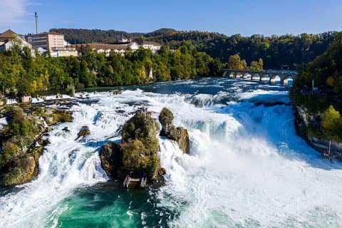 From Zurich: Europe's Largest Falls and Medieval Village by Train