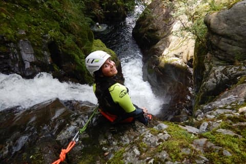 Family Canyoning Ticino Val Vira Slides and Jumps
