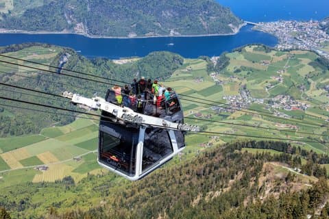 Stanserhorn Cabrio Cable Car Half-Day Tour from Lucerne