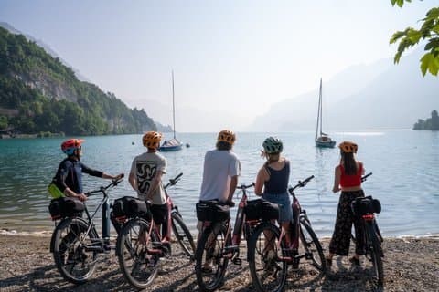 Scenic E Bike Adventure in Interlaken with transfer from Zurich