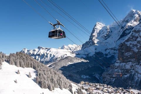 Lucerne to Interlaken, Lauterbrunnen & Schilthorn cable car
