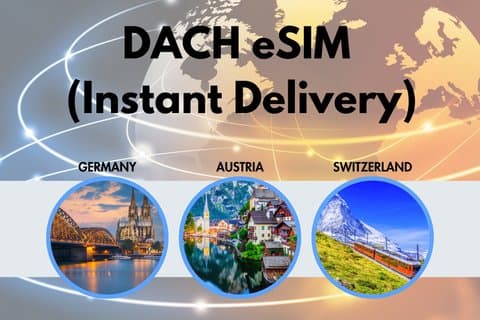 DACH eSIM (Instant Delivery)