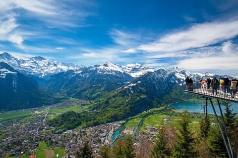Attraction Ticket: Harder Kulm Funicular Ticket from Interlaken