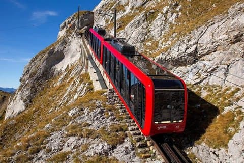 Mt. Pilatus Tour with Cable Car, Cogwheel and Lake Cruise
