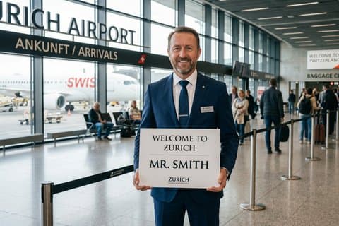 Zurich: ZRH Airport Private Transfer to/from City Center