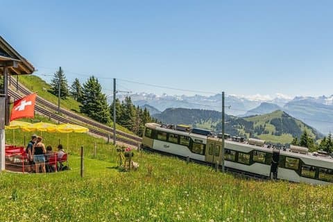 Mount Rigi Day Pass with Cogwheel Train and Cable Car