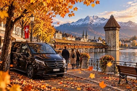 Private Transfer from Lucerne to Zurich Hotel City or Airport