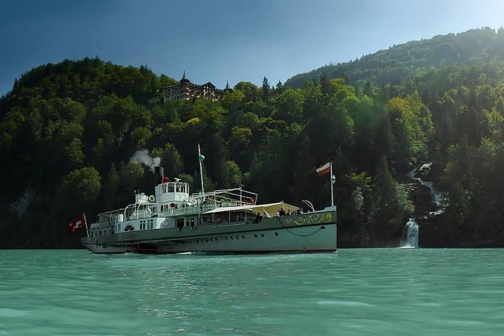 Paddle Steamer Lötschberg at Giessbach Waterfalls