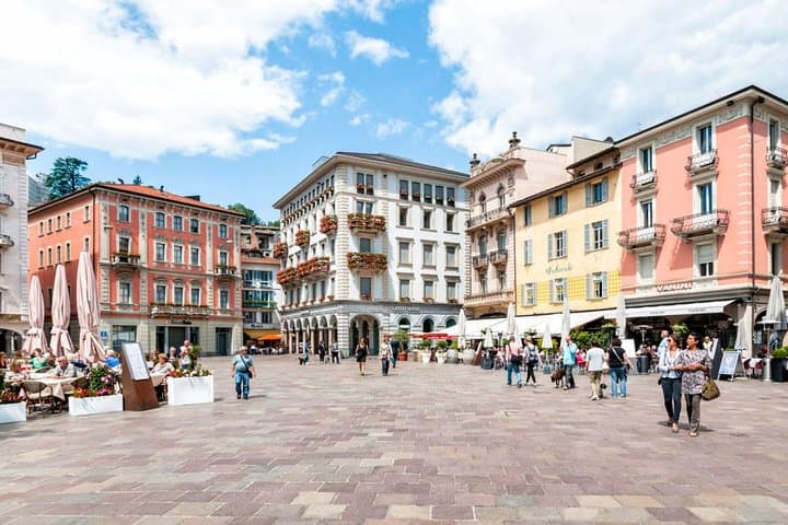 Lugano city center