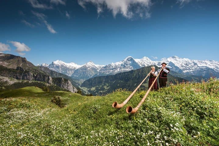 Interlaken and Paragliding Day Trip from Geneva