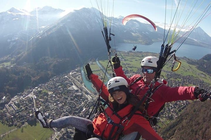 Interlaken and Paragliding Day Trip from Geneva