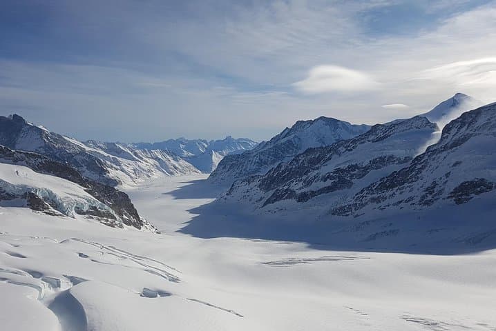 Jungfraujoch: Aletsch glacier