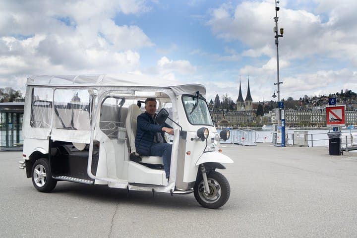 The heart of Lucerne with the Etuktuk