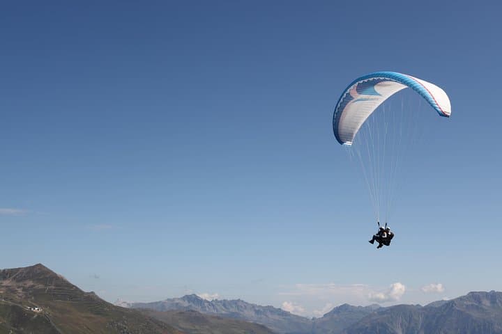 High above