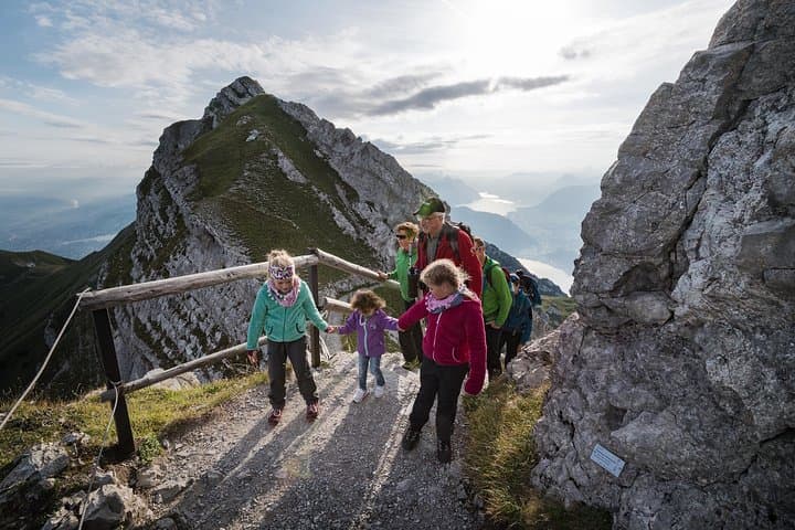 Hiking on Mount Pilatus