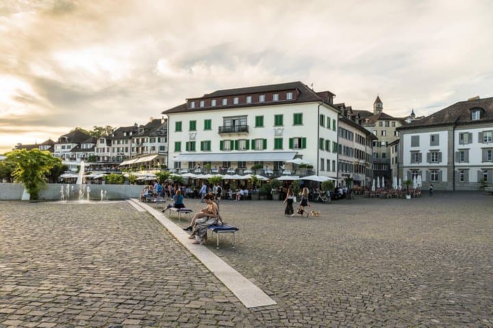 Rapperswil Old Town Lake Promenade