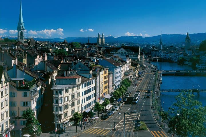 Zurich - historical Limmatstrasse