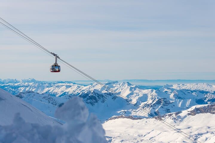 Mt Titlis Cable Car from Engelberg with Ice Flyer