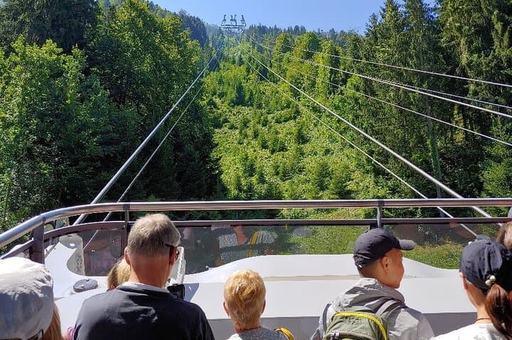 Open upper deck from the CabriO cable car