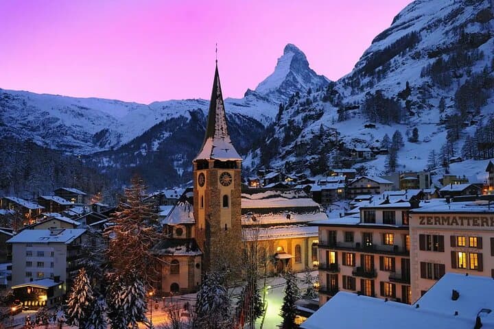 Private Transfer: Airport GVA to Zermatt (Matterhorn) by MB Van