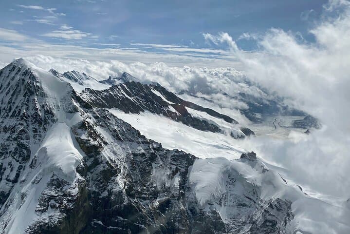 See the Jungfraujoch from above on our tour