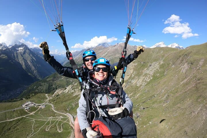 Flying above Zermatt