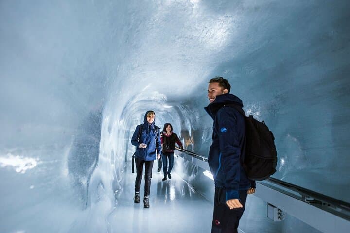 Panoramic tour to Jungfrau, Top of Europe with Skyglass Roof Bus