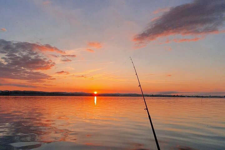 Sunset while fishing