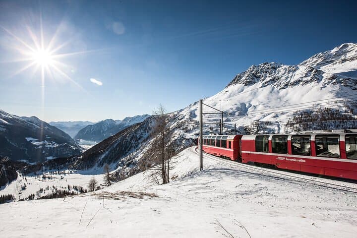 From Milan: St. Moritz and Panoramic Bernina Express Tour