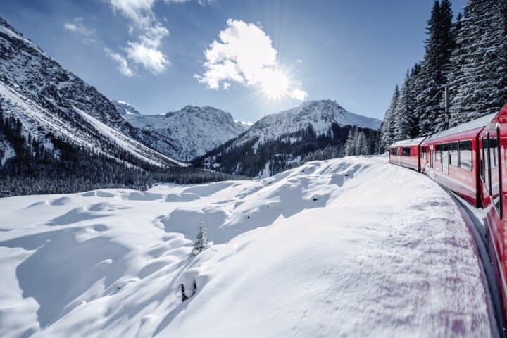 From Milan: St. Moritz and Panoramic Bernina Express Tour