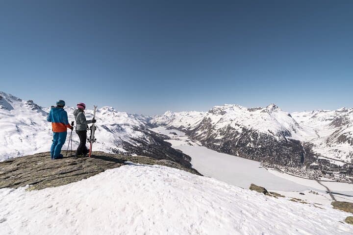 Ski Safari with ski instructor in the Engadine, St Moritz, Switzerland