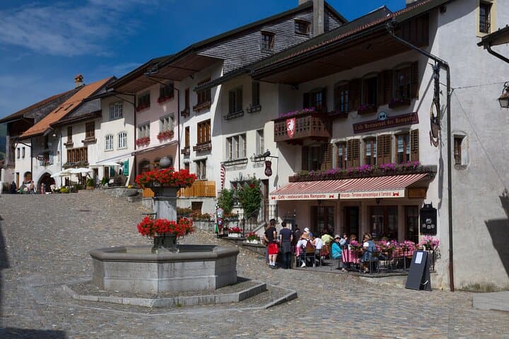 Gruyère medieval village