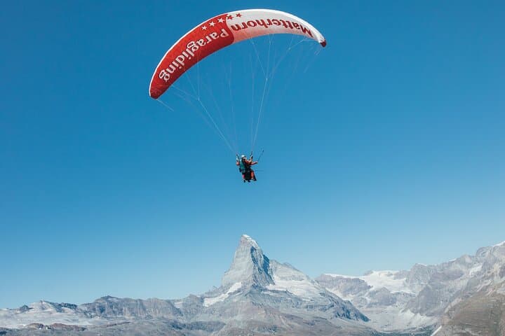 flying above the Matterhorn