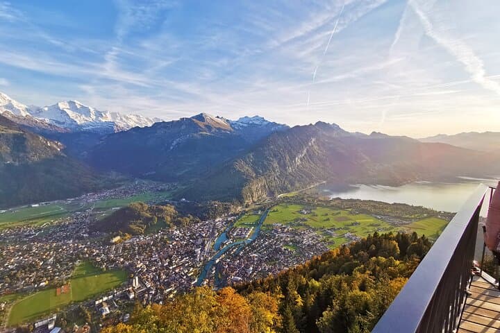 From Lausanne Interlaken and Jetboat Ride on Lake Brienz