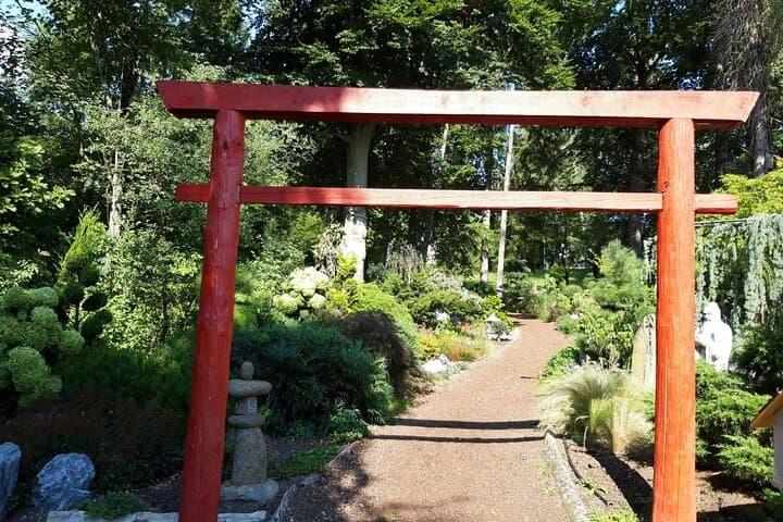 There is a landscaping company there and the walking trail leads through their Japanese garden.