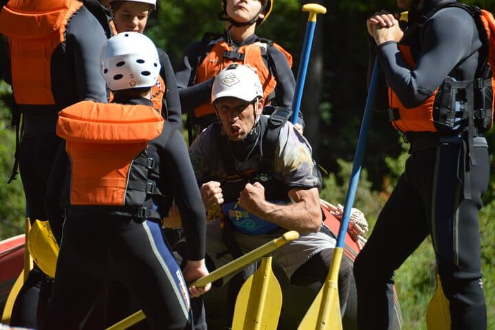 Engadin Switzerland Family Rafting on The Inn