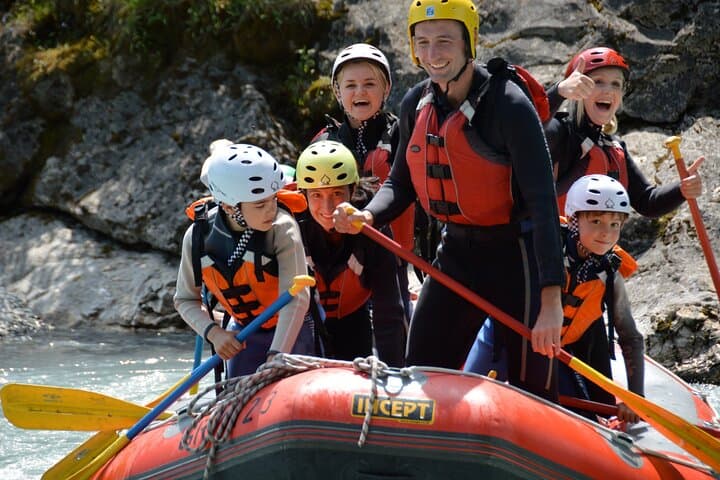 Engadin Switzerland Family Rafting on The Inn