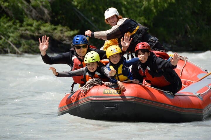 Engadin Switzerland Family Rafting on The Inn