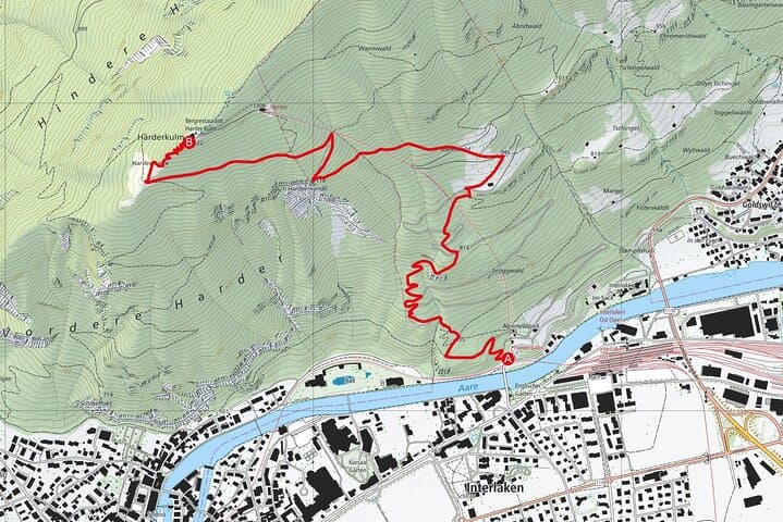 Interlaken: Summit Harder Kulm with a Swiss Athlete