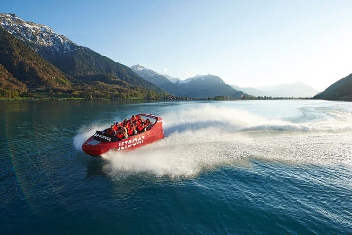 From Lausanne Interlaken and Jetboat Ride on Lake Brienz