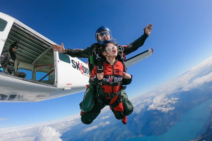 From Geneva Skydive Adventure in Interlaken