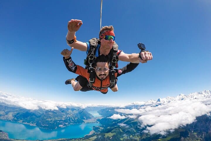 From Geneva Skydive Adventure in Interlaken
