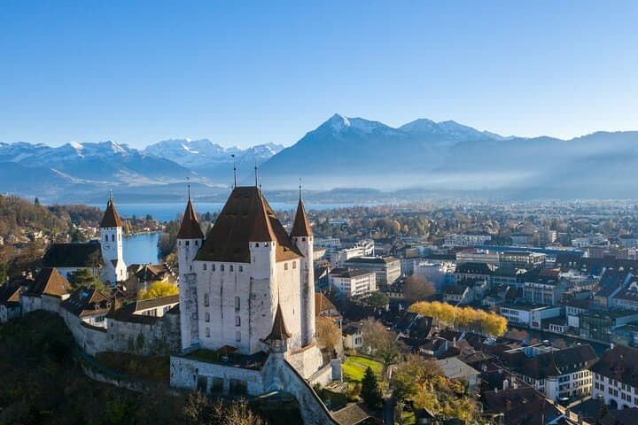 Thun Castle at Lake Thun